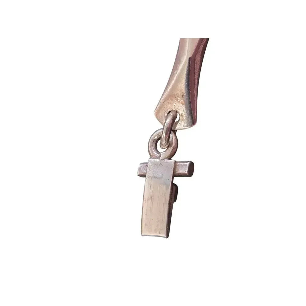 Vintage Mexican Sterling Mid-Century Modernist Bar-Link Bracelet